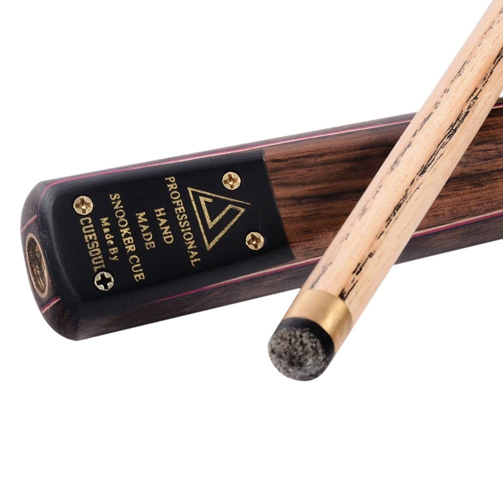 CUESOUL Clásico Hecho a Mano de 57 Pulgadas Rosewood 3/4 Pieza Snooker Cue Cue con Caja Negro y Aluminio Telescopio Extensión — view 6