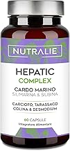 Cardio Mariano Liver Complex 2092mg - Dandelion and Artichoke Liver - Desmodium + Choline - 80% Silymarin Milk Thistle - Hpatic Complex - 60 Vegan Capsules Nutralie