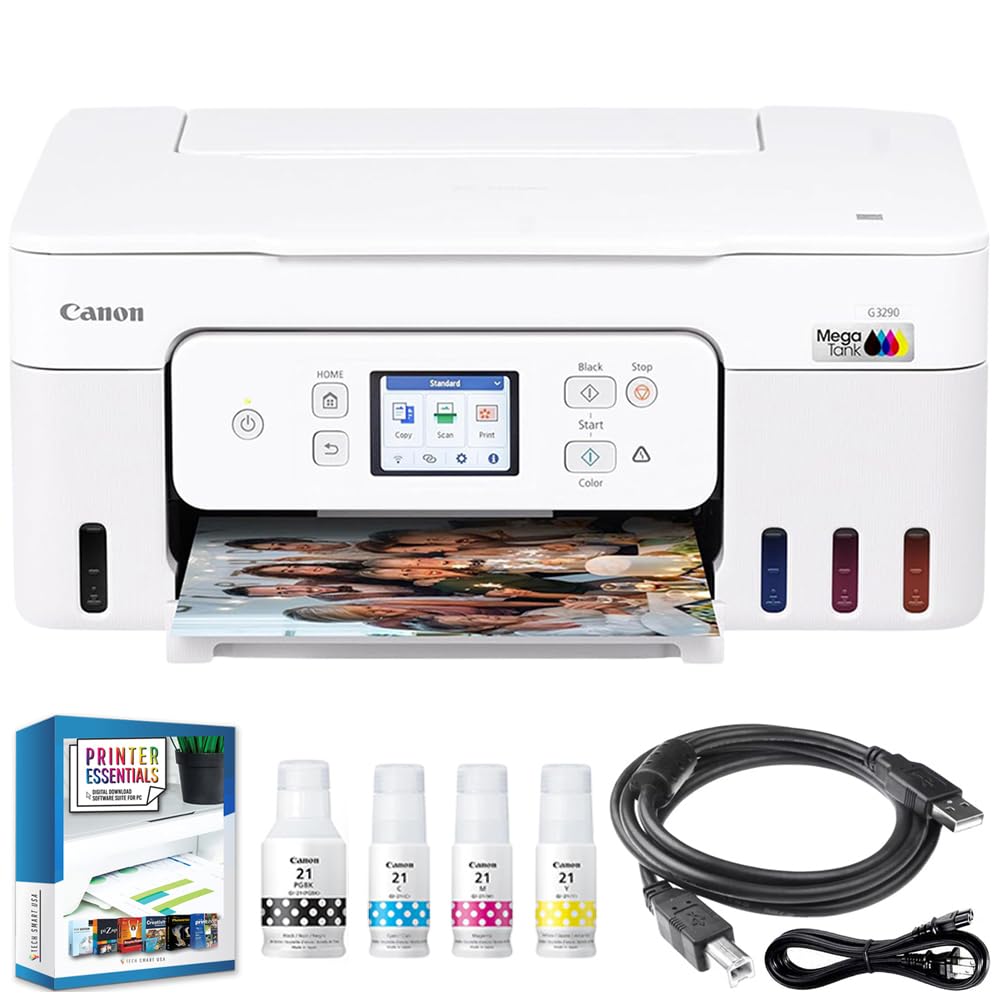 CANON G1310 ✨ECOTANK✨ Amazon.com: Canon PIXMA G3290 Wireless MegaTank All-in-One Inkjet