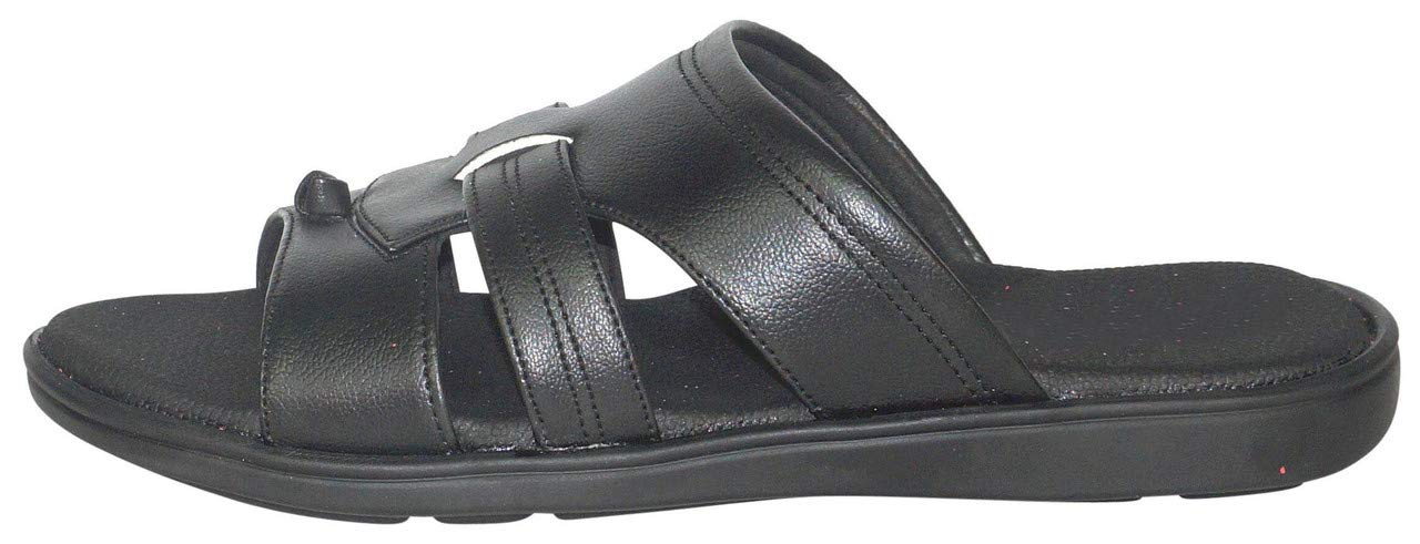 DOCTOR CHOICE� Mens Extra Soft Padding Orthopedic and Diabetic Comfortable Doctor Slippers, MCR and MCP Chappals, Home Slipperss For Daily Use (Black Color, Size 8 UK/IND) (B08V4W41MH) Amazon Price History, Amazon Price Tracker