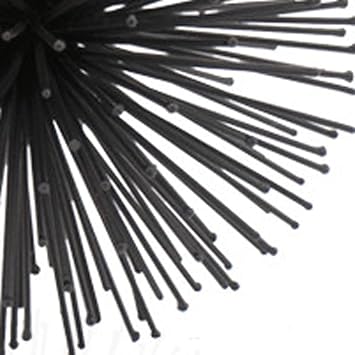 Modern Day Accents 5367 Erizo Urchin Small Black Sphere, 6 D