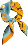 MEISEE 100% Pure Mulberry Silk Scarf 27"'x27(in) Square Scarf Head Scarf Neck scarf Headscarf for Women with Gift Packed