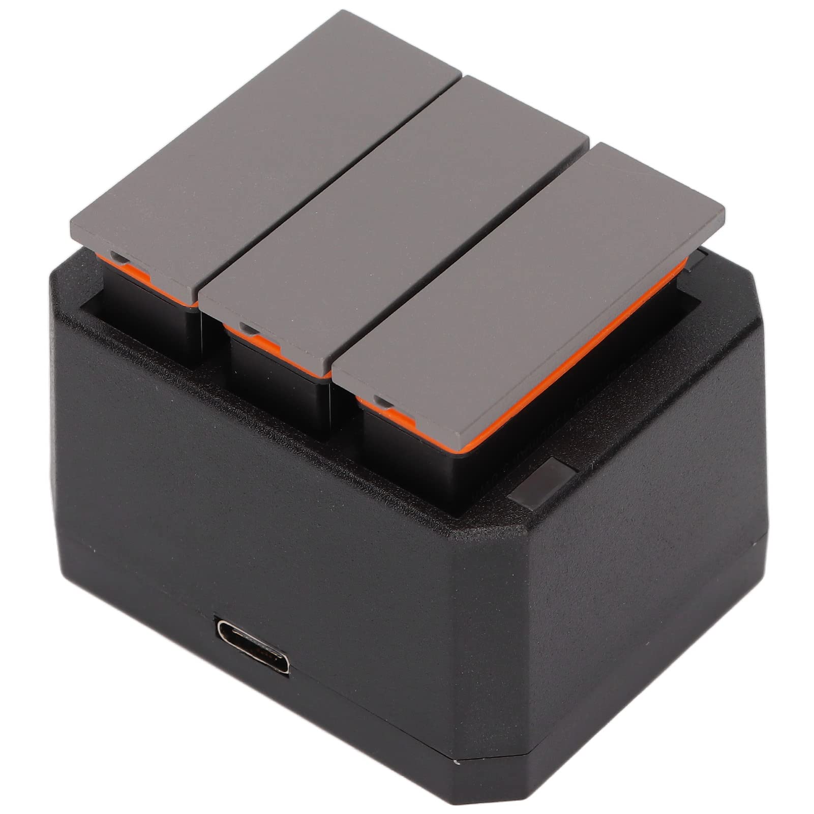 Kit Caricabatterie Per Action Camera Con 3 Batterie Ricaricabili Da 1300 mAh Indicatore LED Caricabatteria A 3 Per Uso Esterno Viaggi Fotografia