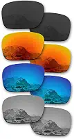 4 Pairs Polarized Replacement Lenses for Oakley Holbrook OO9102 Sunglasses