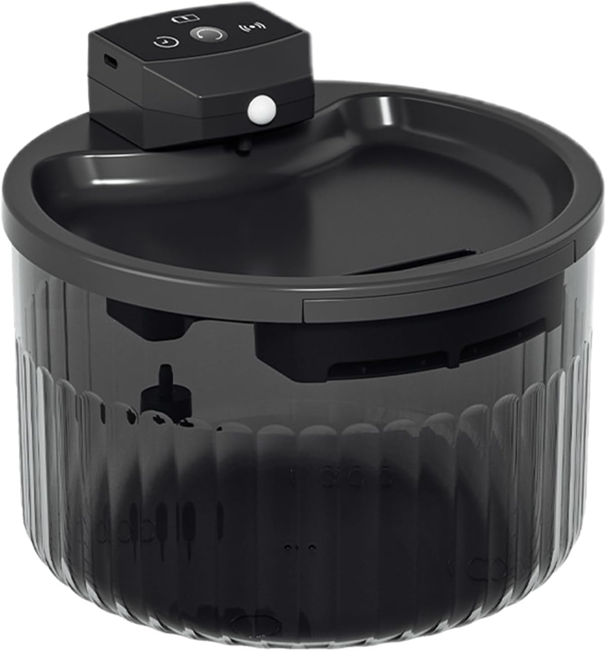 Cat Water Fountain Wireless,2L Kitten Drinker - Automatic Pet Water Dispenser - for Pet Parents Veterinarians Animal Shelters Farm Owners Garage Barn Patio Cattery Living Room