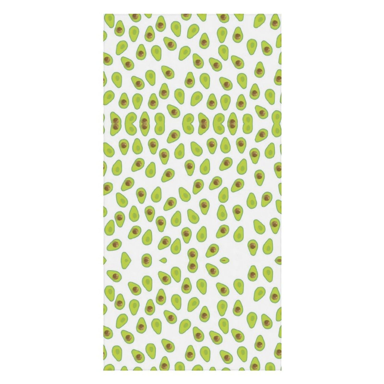 LWORZIIB Beach Towel, Avocado Bath Towel, Pool Towel Great for Gym Swimming 80 X 160cm