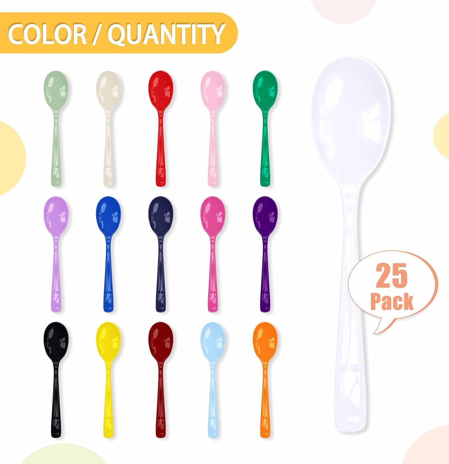SietDESEO 25 PCS White Plastic Knives Disposable Utensils Heavy Duty White Knives Disposable Cutlery for Birthday Wedding Baby Shower Bridal Shower Plastic Silverware