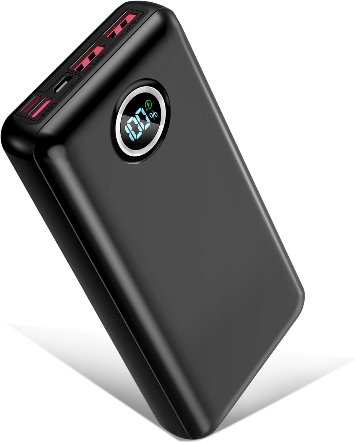 56800mAh 65w Power Bank Large Battery Pack Phone Charger, USB-C In/Output Fast Charging with 3 Input&3 Output Ports, Outdoor Pocket Size, Digital Display, for iPhone/Tablet