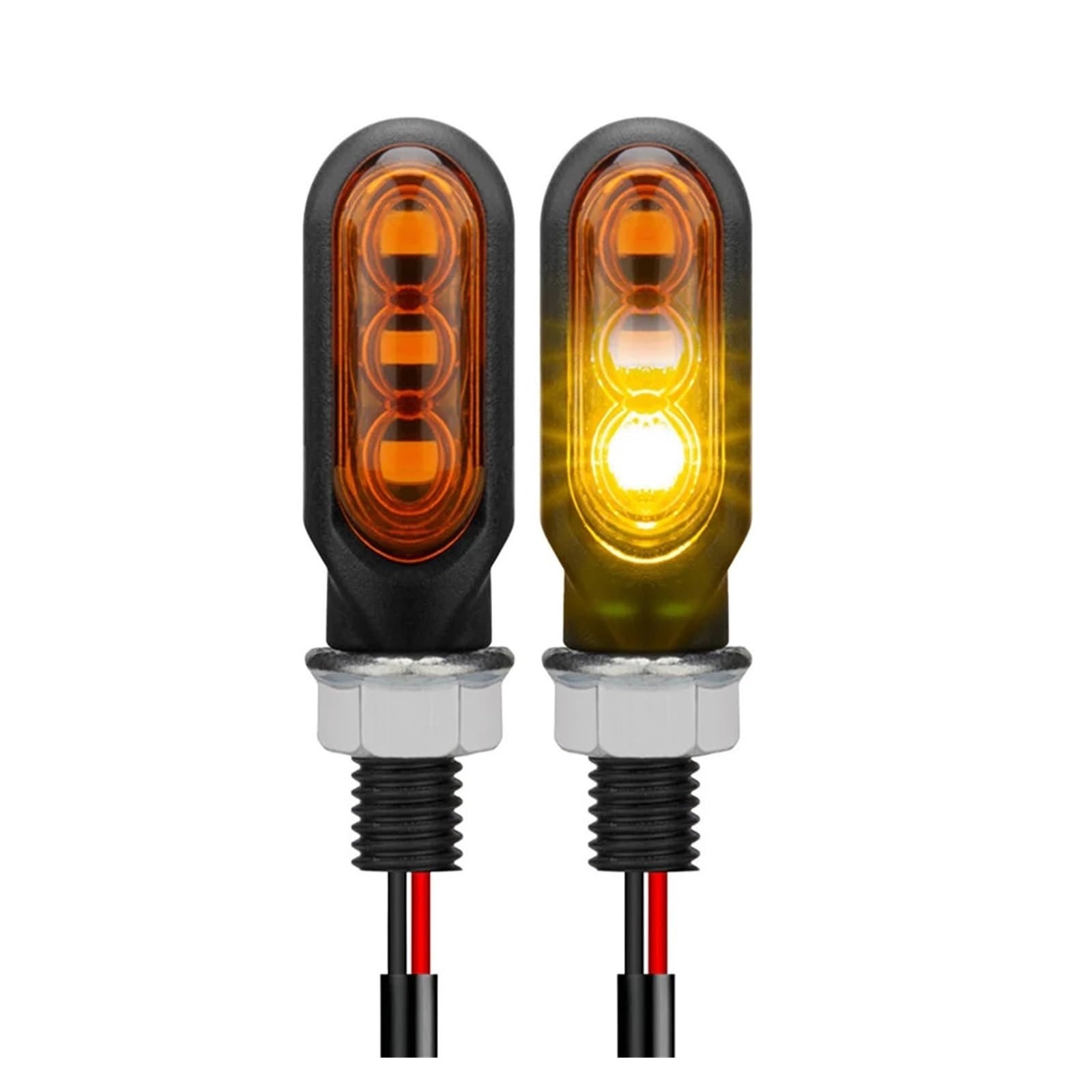 Indicatore direzione a LED moto scorre sequenziale Indicatoris Motos