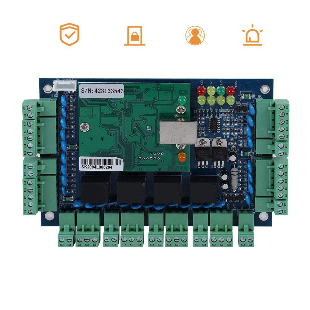Zutrittskontroller, Netzwerkkartenleser/IP-Zugriffskontrollpanel für den Türeinsatz von Wiegand 4 Tür 4 Readers