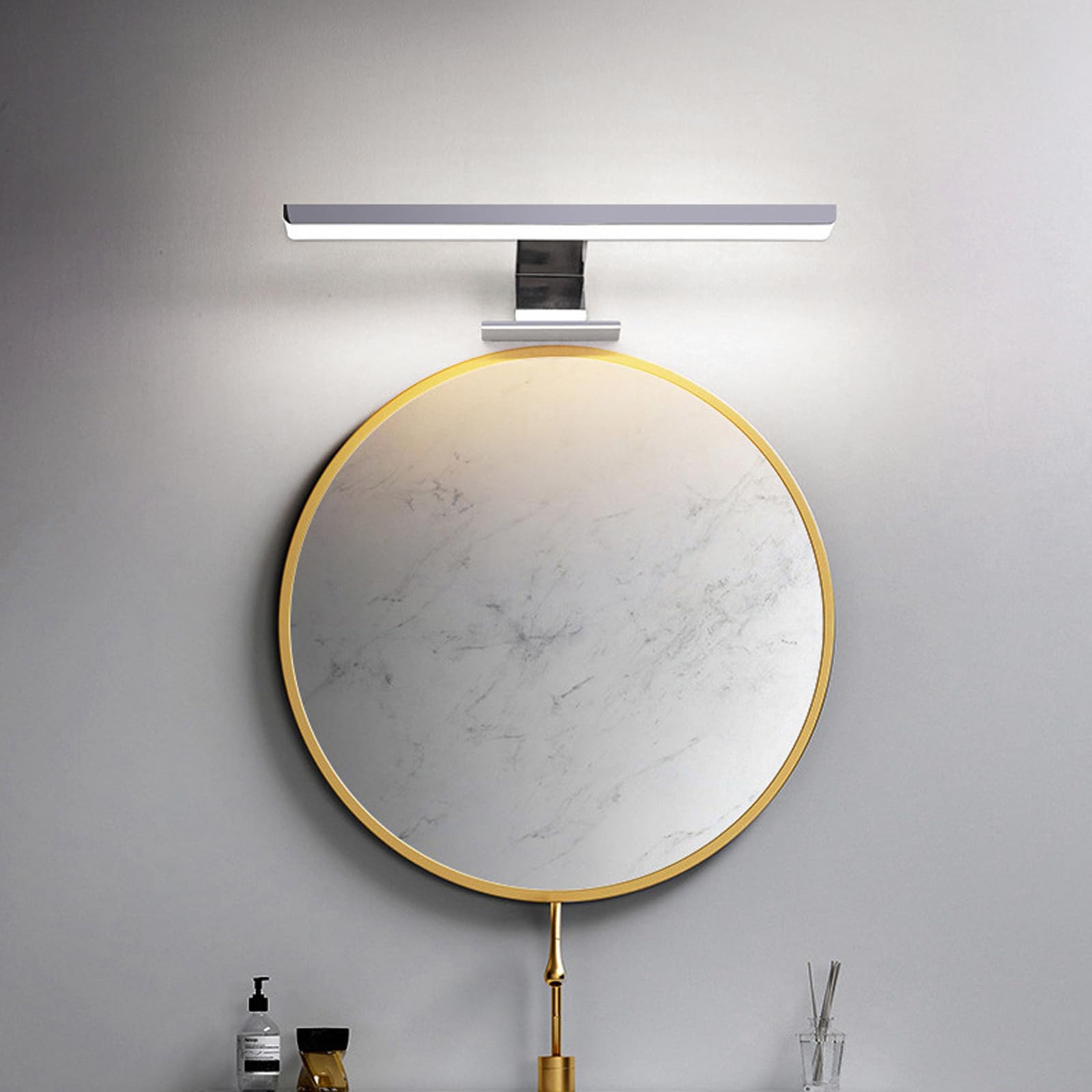 Espejo Baño Apliques de Pared Interior LED Moderna Lámpara de Acrílico 8