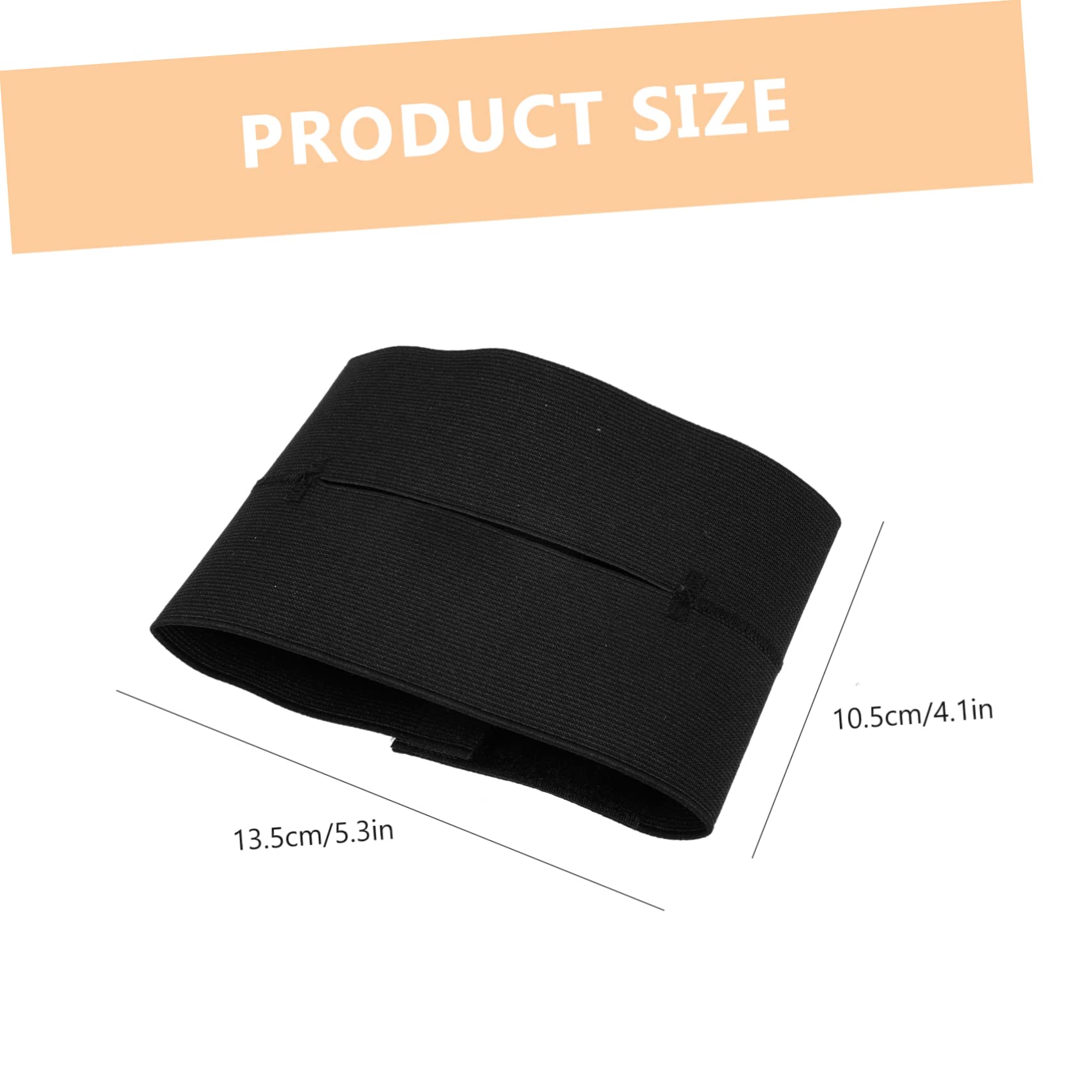 KICHOUSE Professional Pitcher Glove Strap Elastic Baseball Glove Saver Softball Supply Black 10 * 35cm