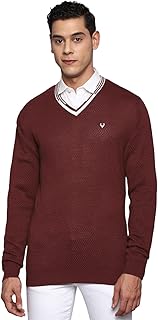 allen solly Men Cotton V-Neck Sweater-picture-10