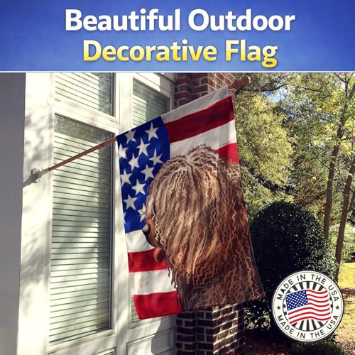 Drapeau Chien d'eau espagnol résistant à la décoloration pour extérieur