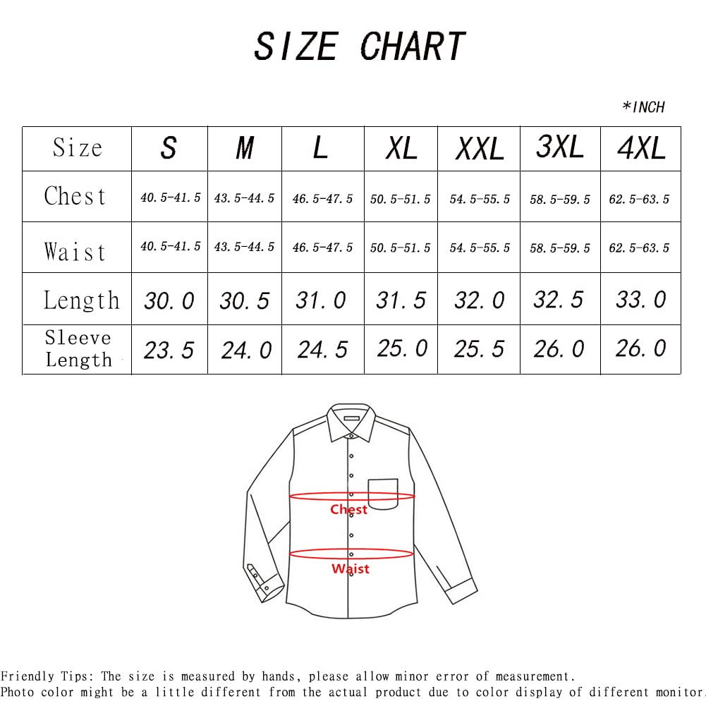 COEVALS CLUB Camisas de manga larga para hombre, casual, con botones, ajuste regular, vaquero, perla, cierre a presión, dos bolsillos, camisas de trabajo con botones