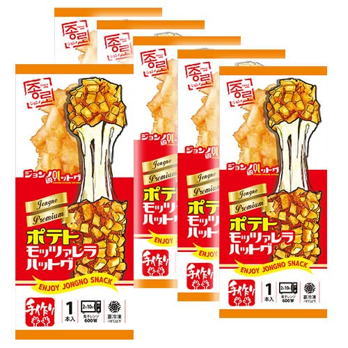 Amazon | 冷凍 ポテト・モッツァレラ チーズ ハットク 6本 韓国 おやつ  