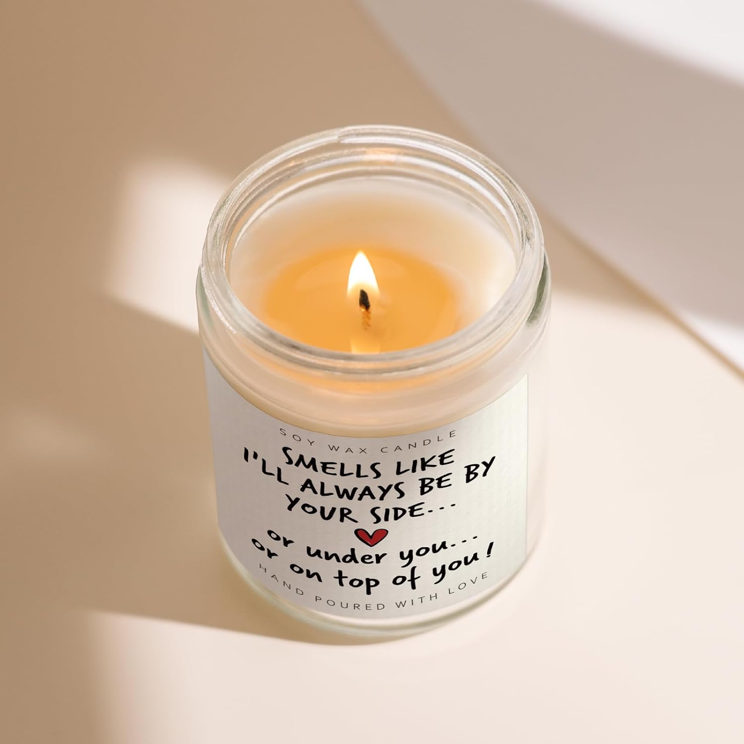 Shqiueos Anniversary Funny Gifts for Men Women Candle Lavender Scented 7oz, I Love You Gift for Him Her, Romantic Birthday Present for Boyfriend Girlfriend Couples Husband Wife Christmas Valentines - Image 5