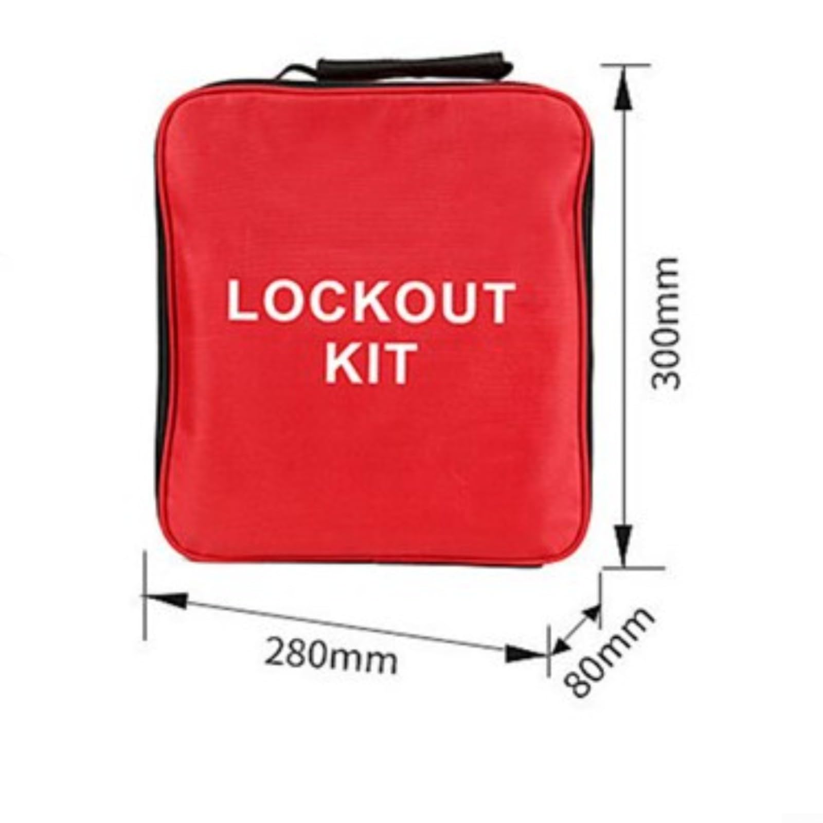 Kit de bloqueo eléctrico con cerraduras de seguridad y disyuntores de poliéster para aplicaciones industriales de construcción, química y energía para asegurar