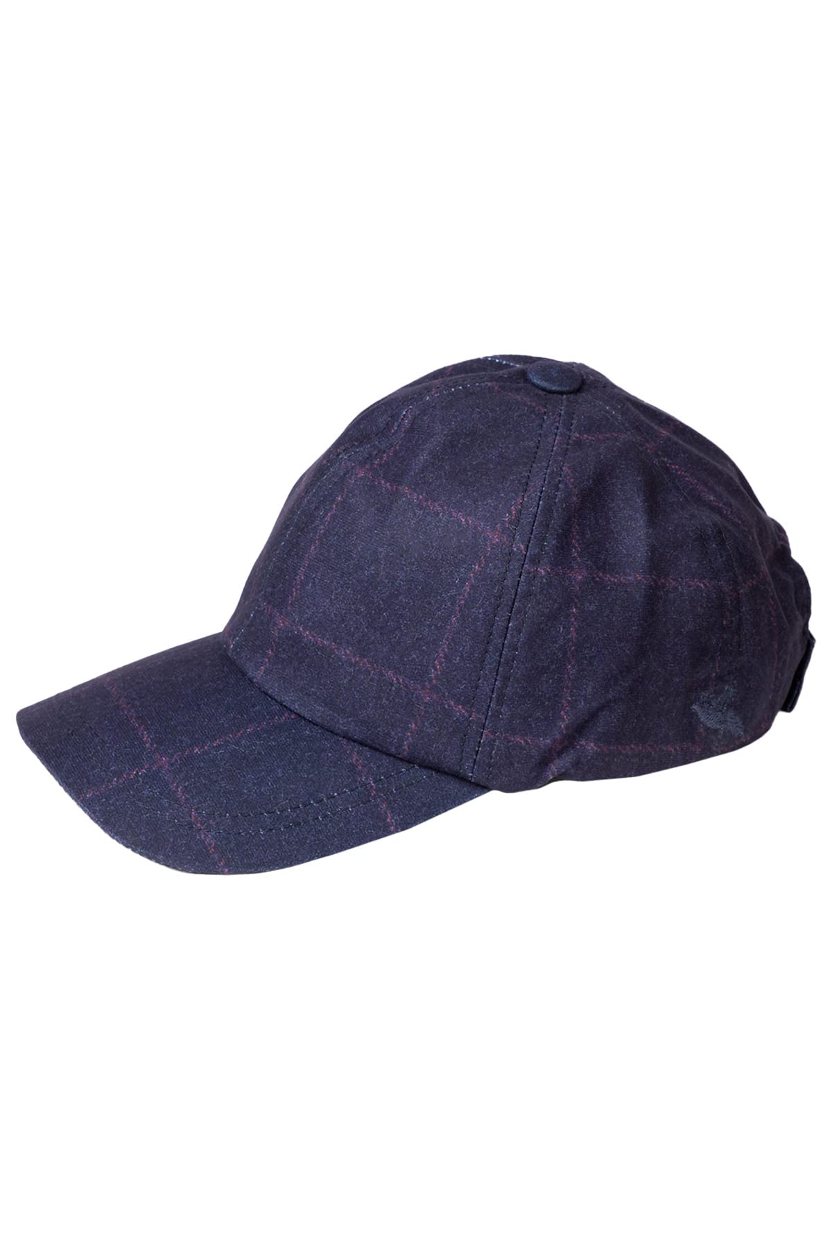 Rydale Women's Navy Tweed Baseball Cap Printed Tweed Effect Country Tweed Caps & Hats 2 Colours (Navy)