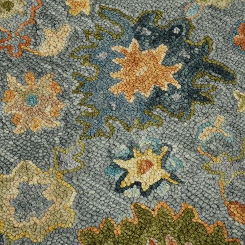 Image of Hand Tufted Premium Rug Premium Wool Carpet for Living Room Bedroom and Hall Size 9x12 Feet Color Multi