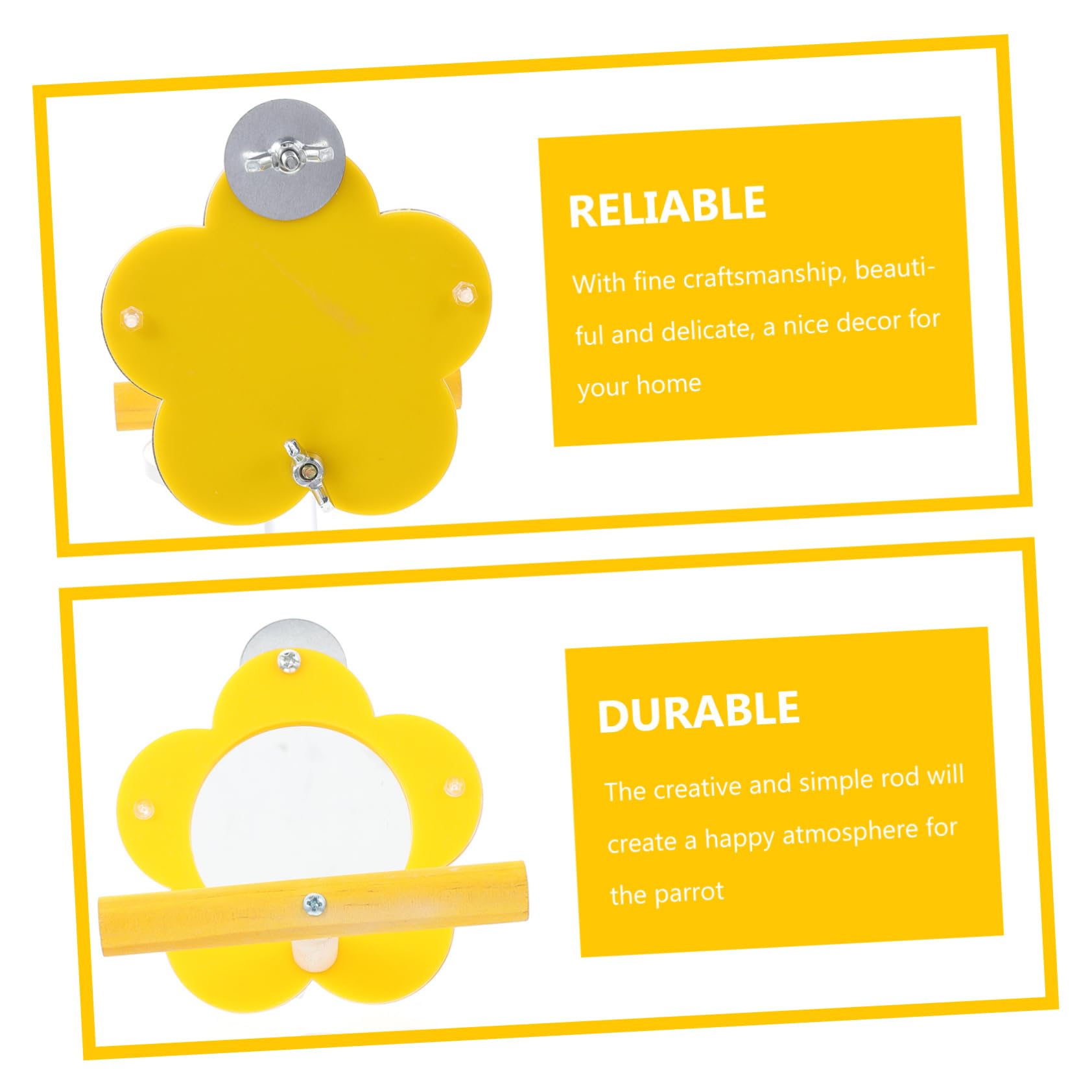 minkissy 5piezas Percha para Aves Juguete Resistente para Accesorio De Entretenimiento Jaulas De Pájaro Chic