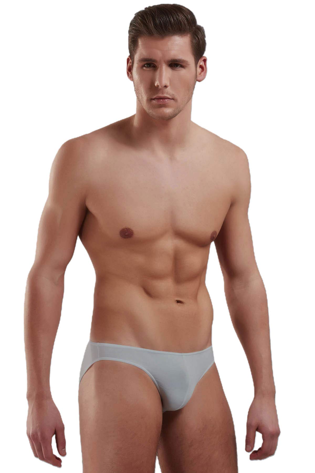 Doreanse Men's Mid Grey 1281 Micro Brief (Xl/37-38'',Grey)