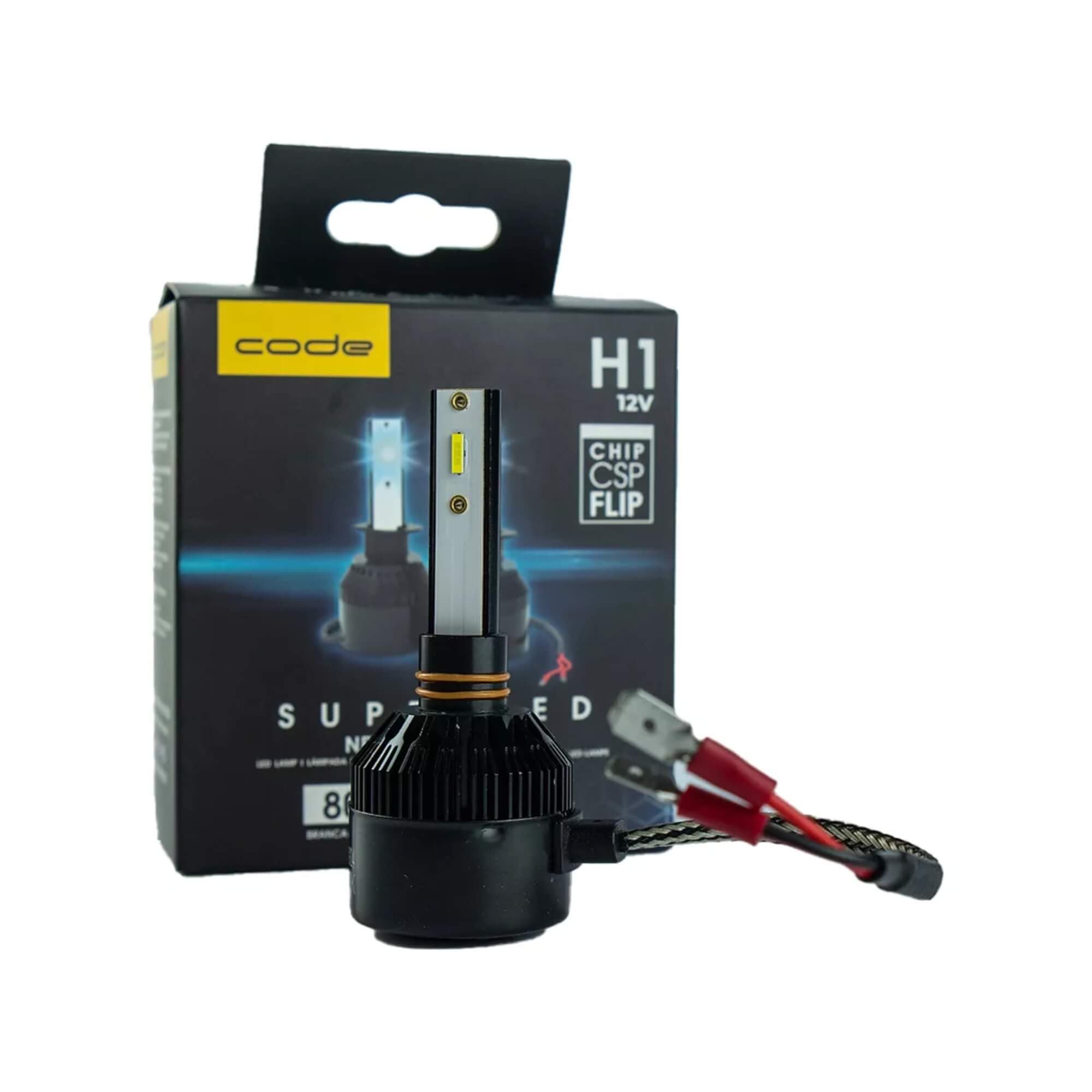 SUPER LED CODE H1 8000K : Amazon.com.br: Esporte