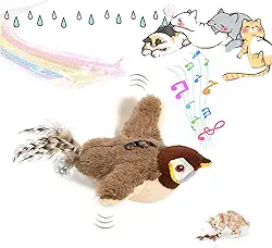 Brinquedo De Gato PáSsaro Voador,Brinquedo Interativo Para Gatos,Brinquedo De Gato De PáSsaro De SimulaçãO,Brinquedos Para Gatos Que Rangem Para