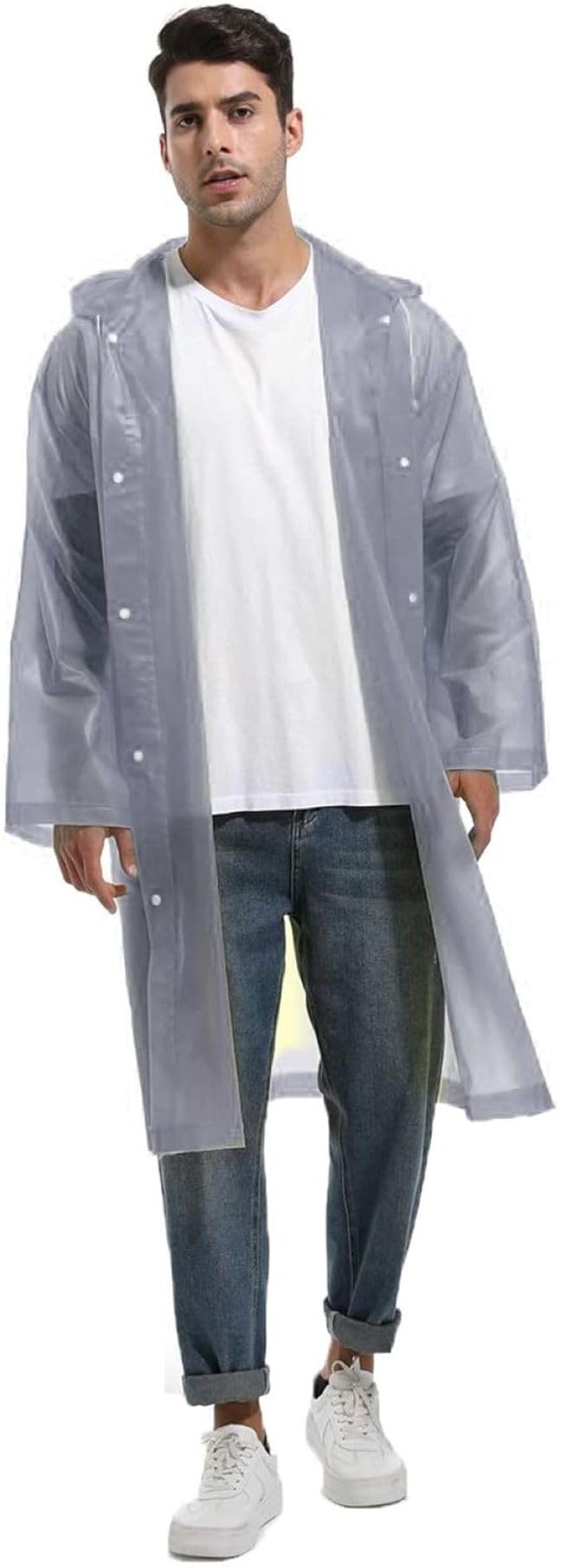 Casual Solid Men Raincoat (Raincoat EVA_LGrey M_3XL)-picture-21