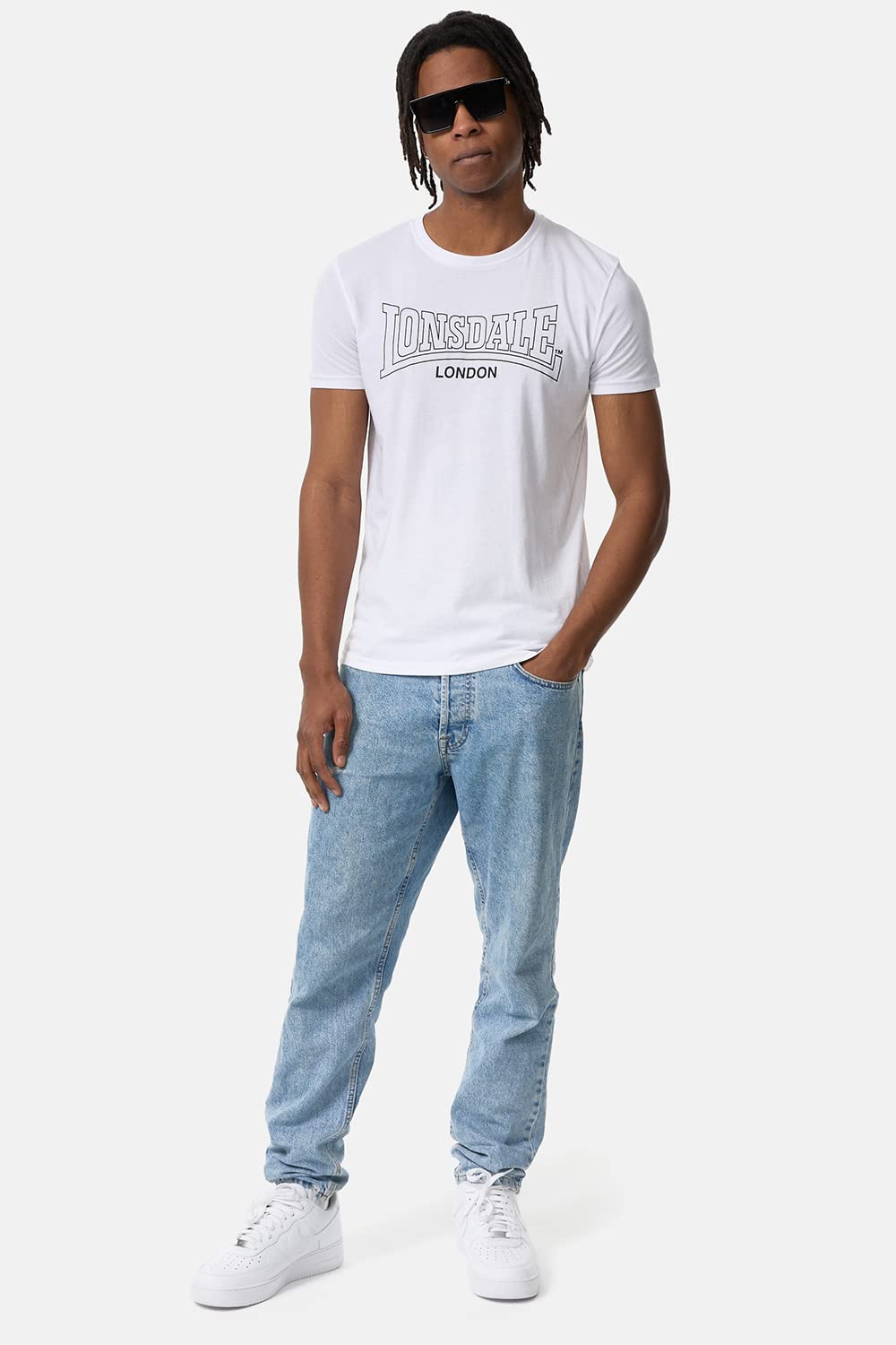 Lonsdale Herren T-Shirt Normale Passform Dreierpack BEANLEY