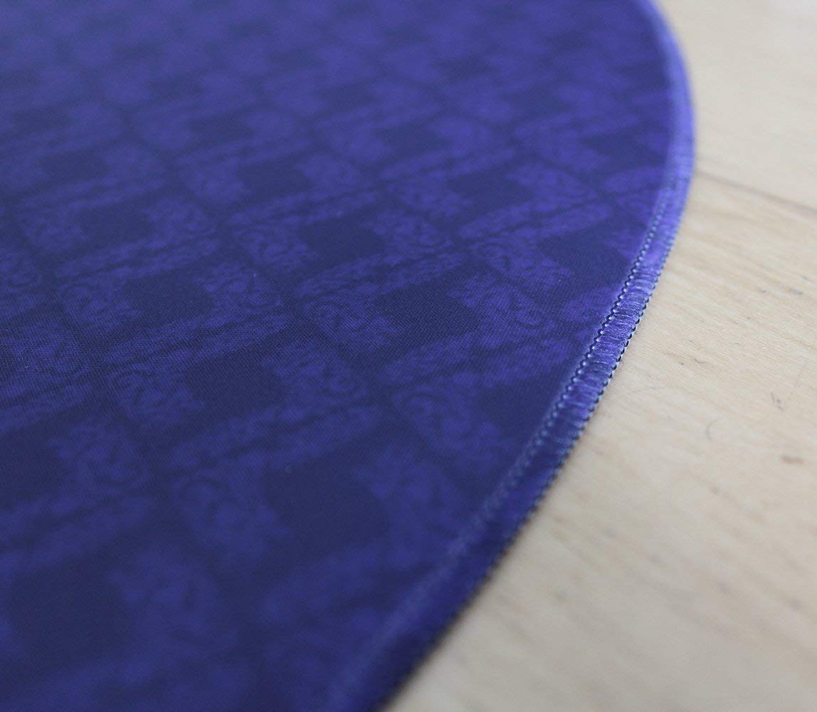 round professional poker table pad 100cm poker cloth - poker carpet - poker mat - blue layout - Image 4