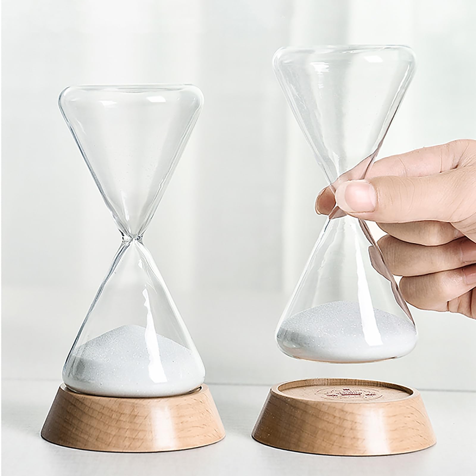 Sanduhr, Dekorative Sanduhr, Sanduhr, Deko-Sanduhr, Sanduhr-Timer mit Sockel, Zeitmanagement-Produktivitätstool – for den Schreibtisch im Homeoffice, 30 Minuten(30 Minutes)