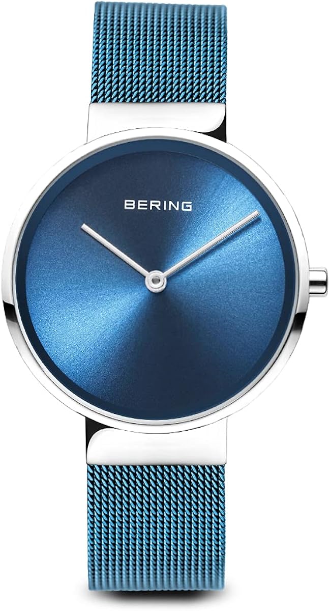BERING Women Analog Quartz Classic Collection Watch with stainless steel Strap and Sapphire Crystal 14531-308