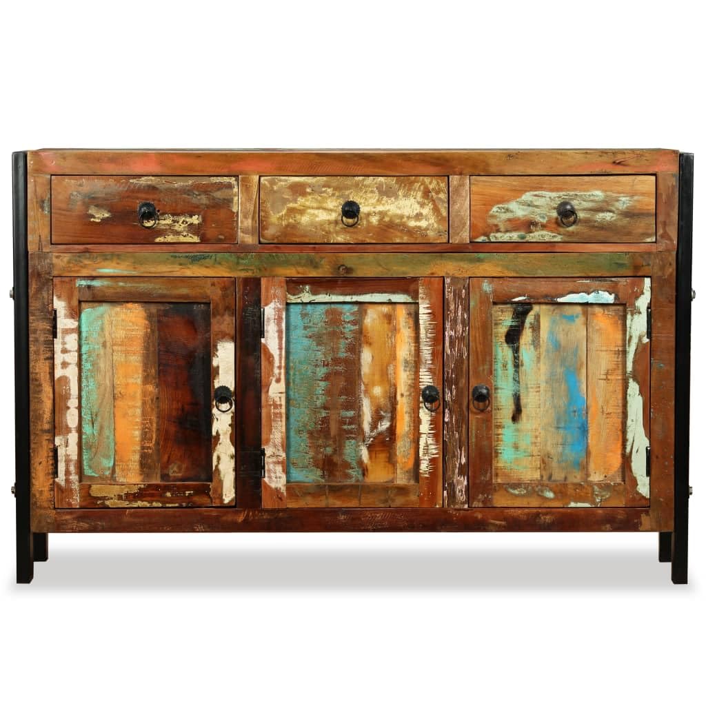 vidaXL Aparador Madera Maciza reciclada 120x35x76 cm