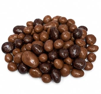 Eilliens Chocolate Bridge Mix Assorted Milk and Semisweet Chocolate Covered Nuts & Raisins Gourmet Variety Candy Snack Mix 24oz