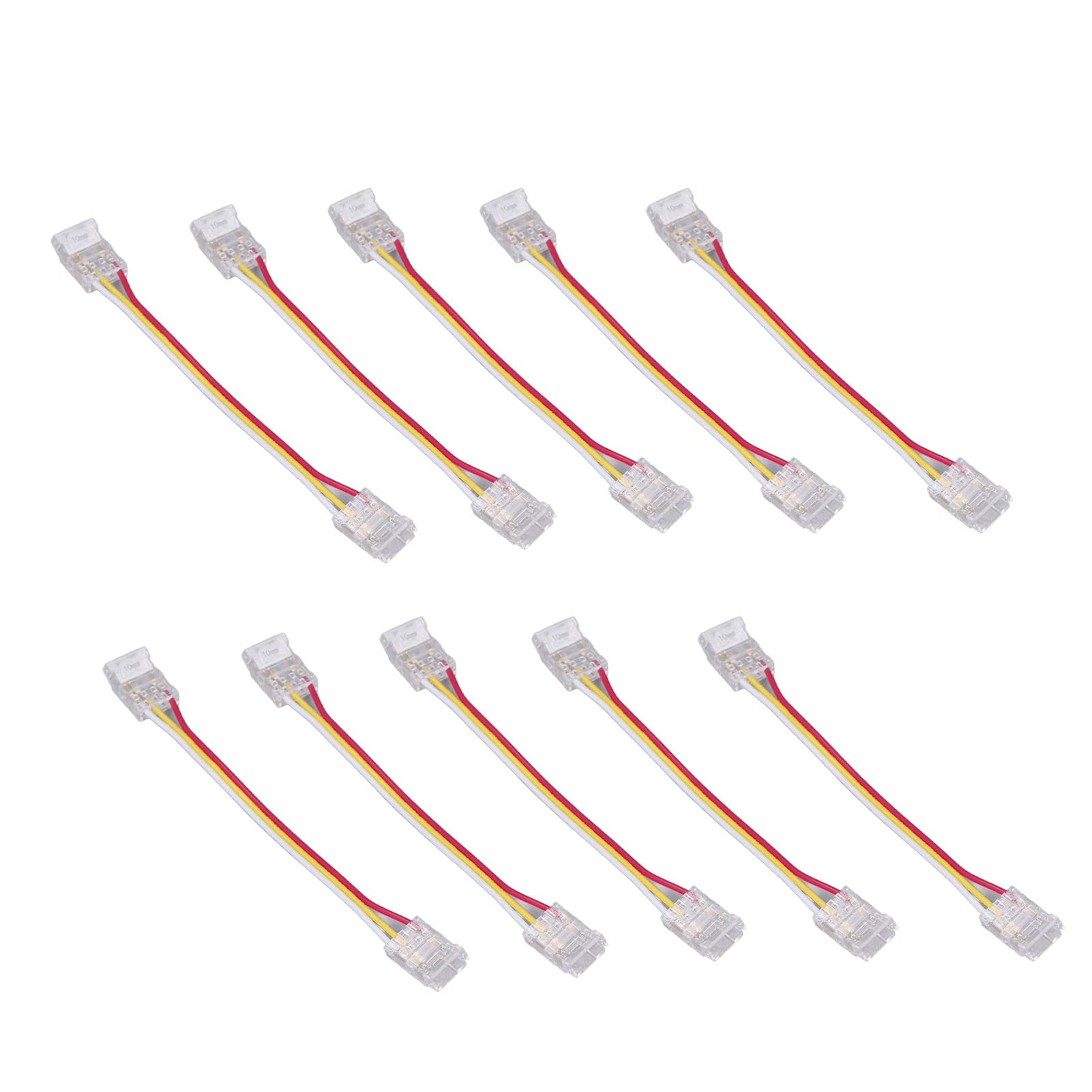LitaElek 10pcs Connecteur Bande LED 2 Broches LED Strip Câble d