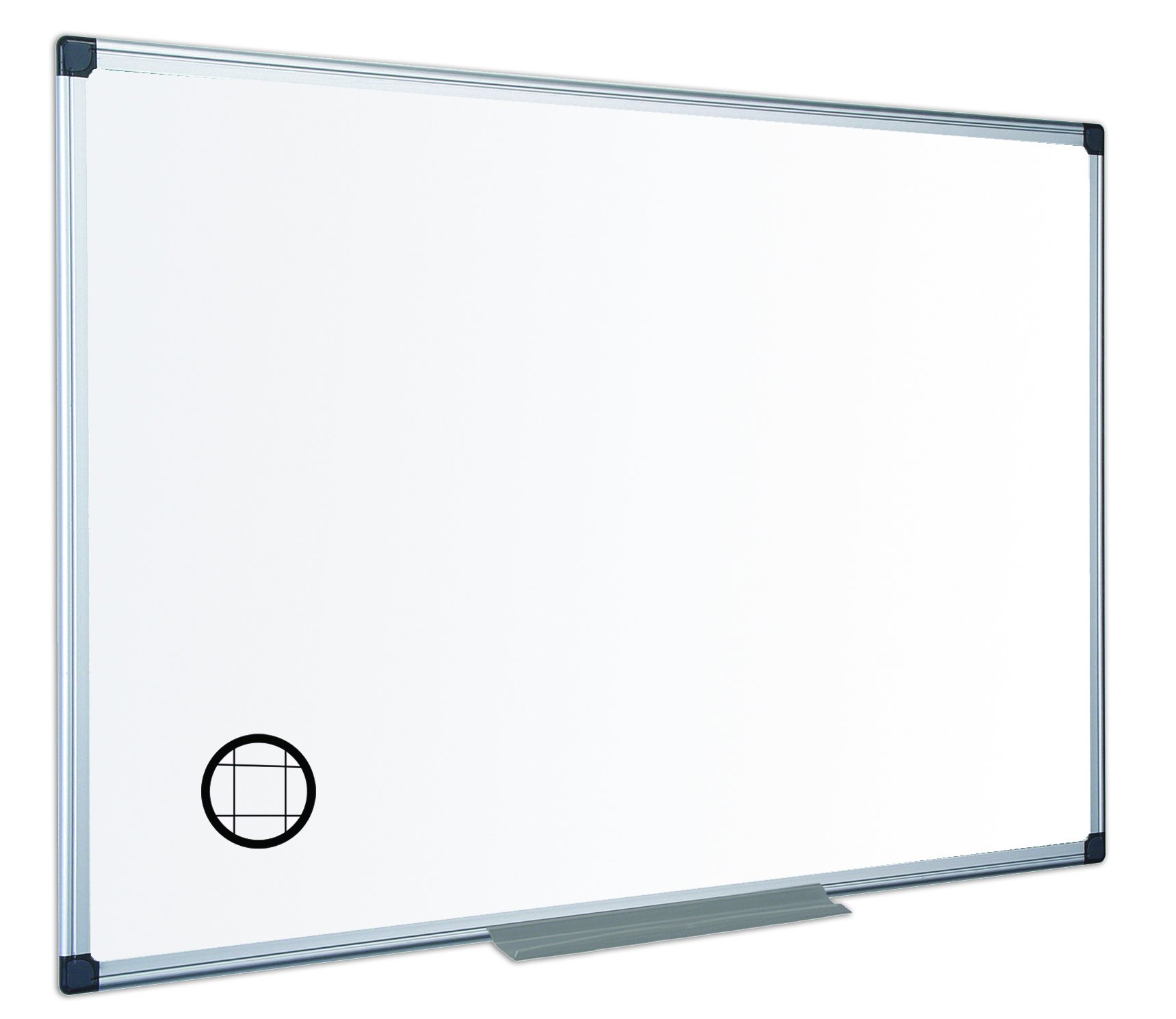 Bi-Office Maya Drywipe Double-Sided Board PlainGridded 120x120cm