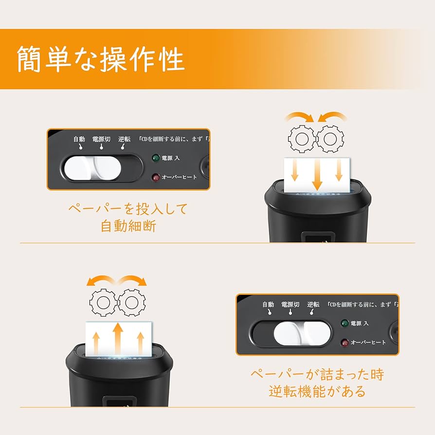 VidaTeco シュレッダー 同時細断 家庭用 電動 A4コピー用紙 業務用 Amazon.co.jp: シュレッダー VidaTeco 電動 業務用シュレッダー