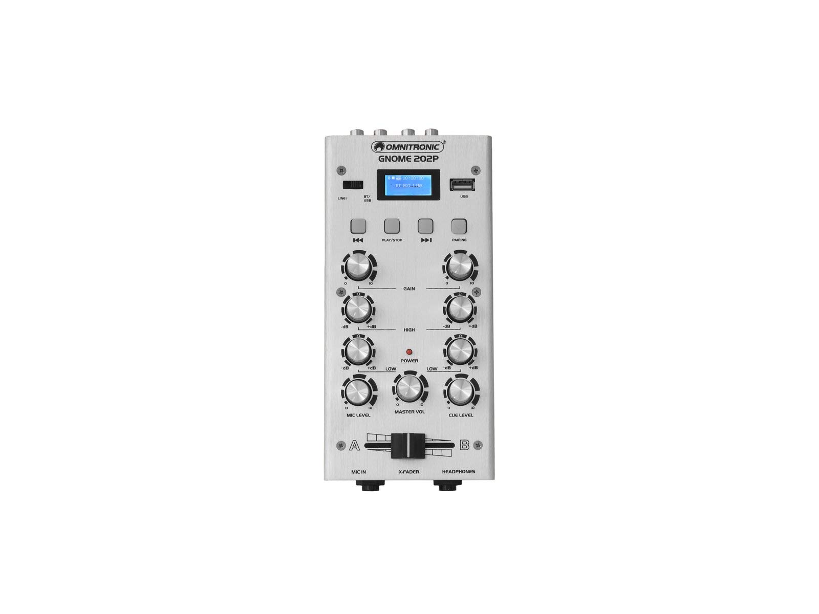 Omnitronic GNOME-202P Silver - DJ Mixer