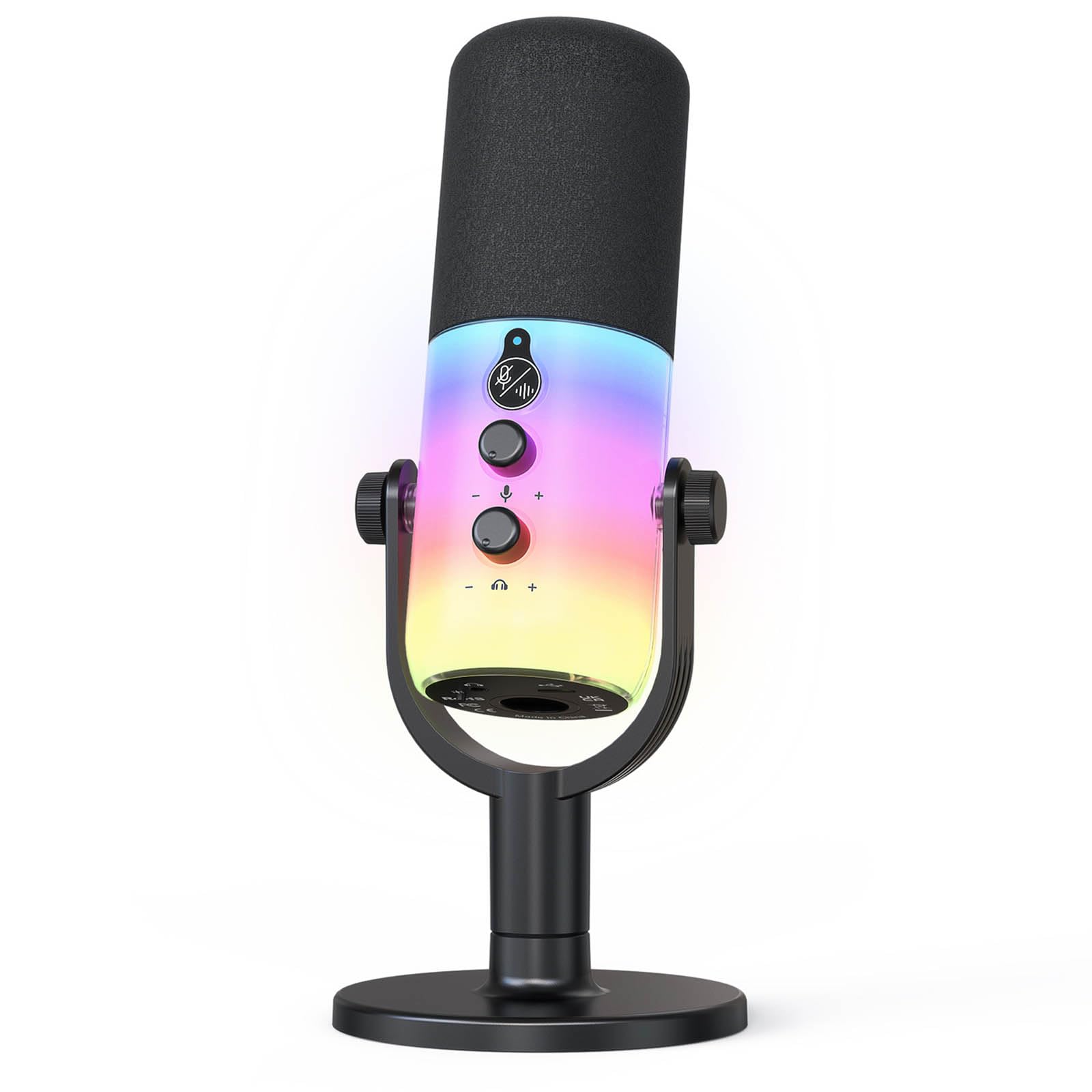 Dynamischer Tonabnehmer mit doppelter Verbindung, XLR USB Anschluss, veränderbare Konsequenzen, professionelle Studioausrüstung, dynamischer Tonabnehmer, XLR USB Doppelverbindung