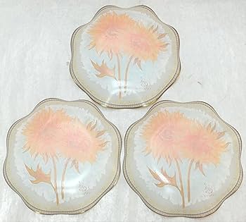 Amazon | VAN GOGH 金彩ひまわりガラスプレートケーキ皿菓子皿5