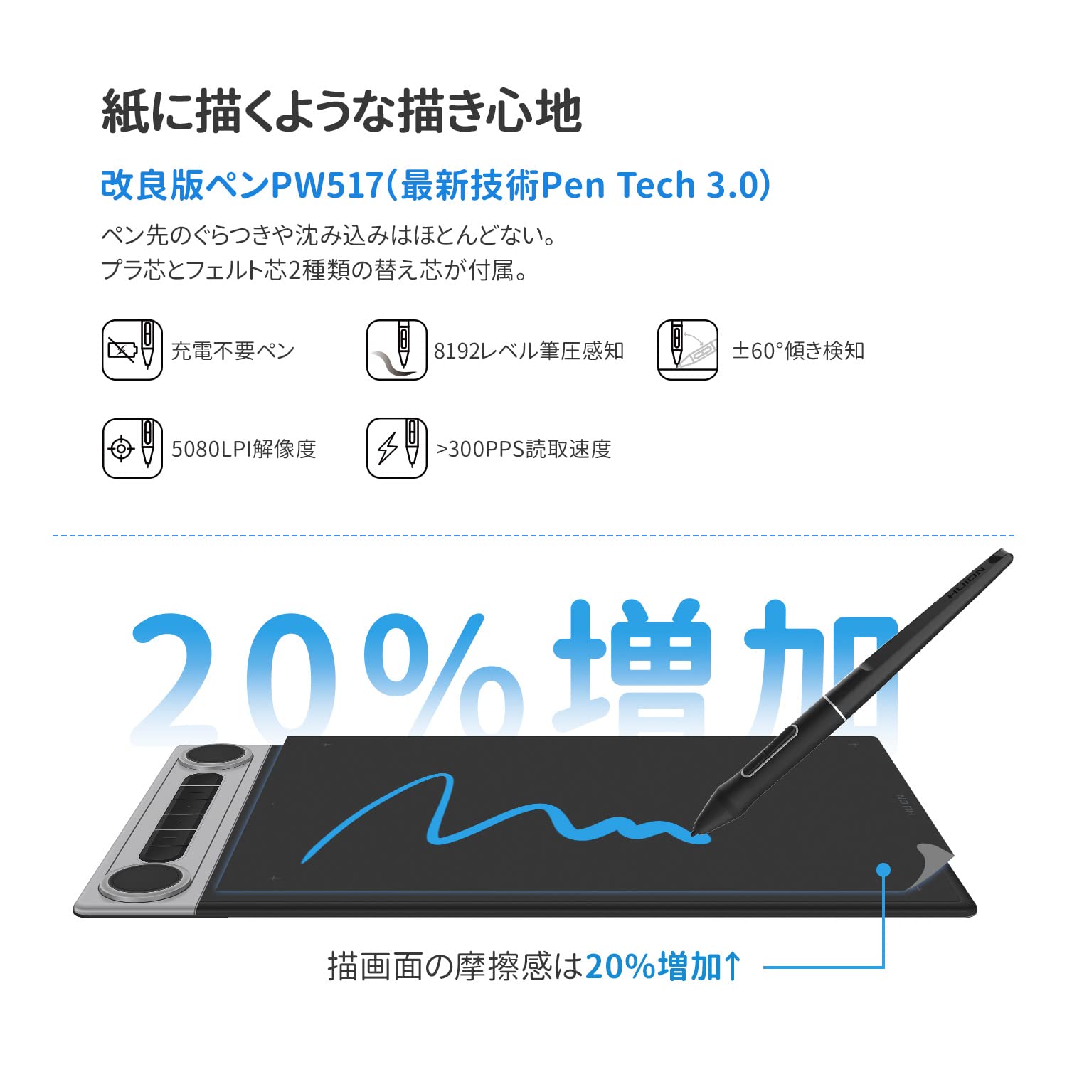 筆圧感知 ペンタブ 充電不要ペン Amazon | Spaseeba ペンタブレット T605 ペンタブ 6.7*4インチ