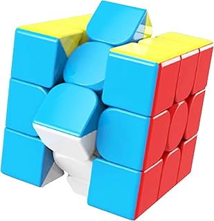 Speed Cube 3x3, Magic Cube, Cube Rubique, Puzzle Cube, Fast Smooth Turning Ultra Durable Magic Cube with Bright Colorful Stickerless for Teenagers, Flexible Easy Turning for Brain, Relief