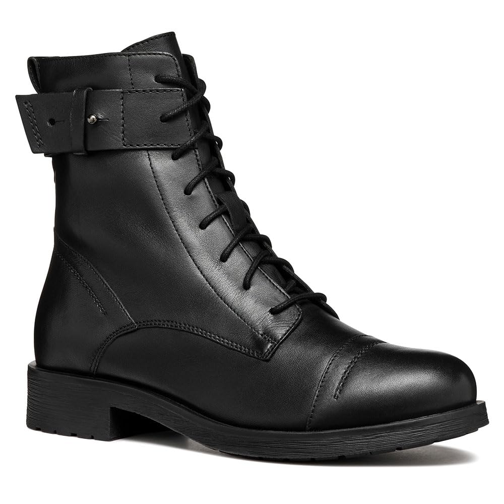 Geox Women's D Rawelle F Ankle Boots, black, 4 UK