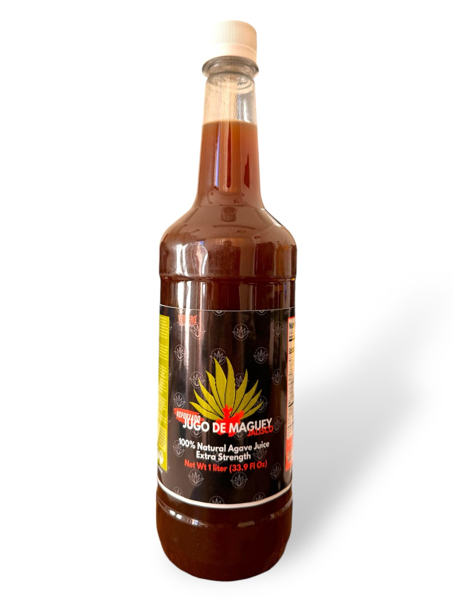 Yerbero - Jalisco Roasted Maguey Juice Extract 33.3 Fl oz (1 Liter) | with Natural Plants, 100% Juice | Jugo de Maguey de Jalisco, Sabor Natural. (