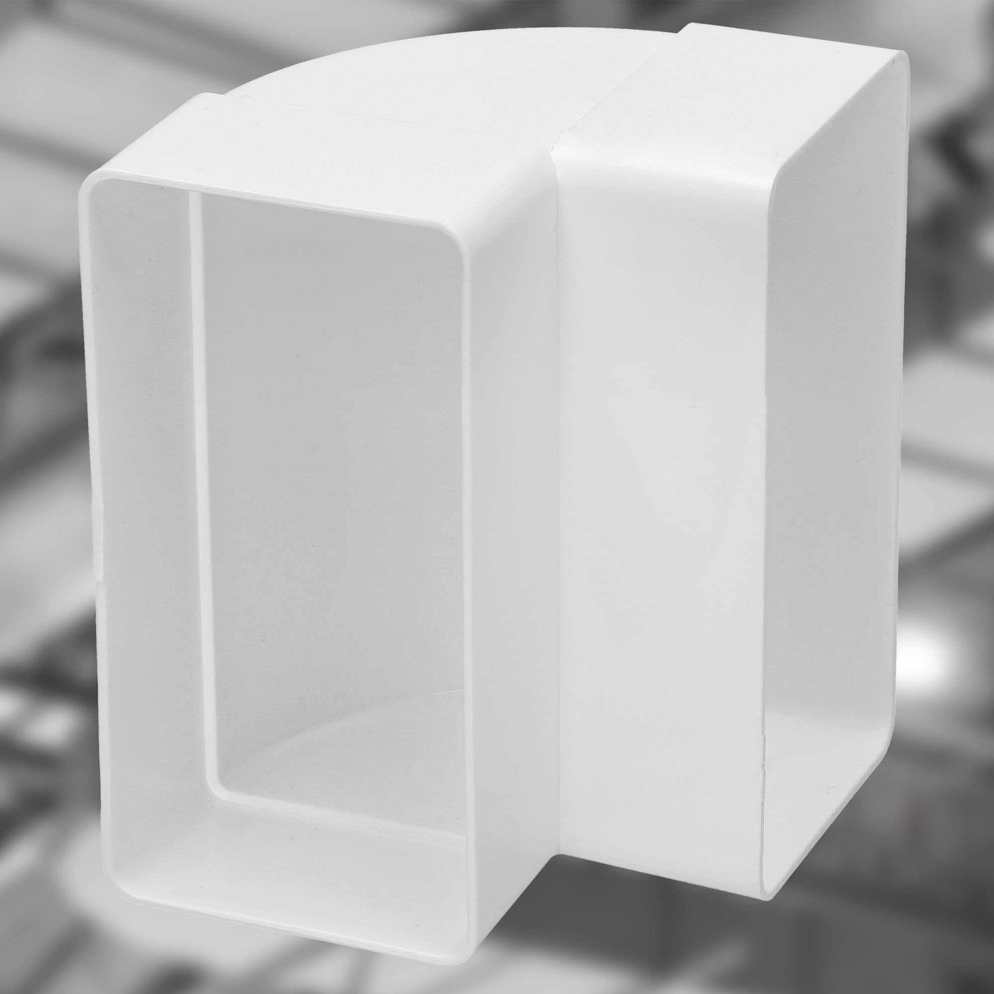 Arco De Canal Plano KOTARBAU® 110x55mm - Conector Multiángulo 3°-48° Para Sistemas De Ventilación