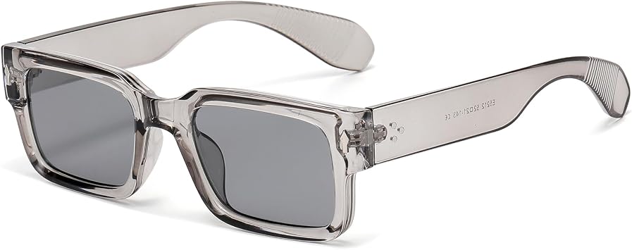 EYLRIM Square Frame Sunglasses for Women Men Chunky Rectangle Sun Glasses