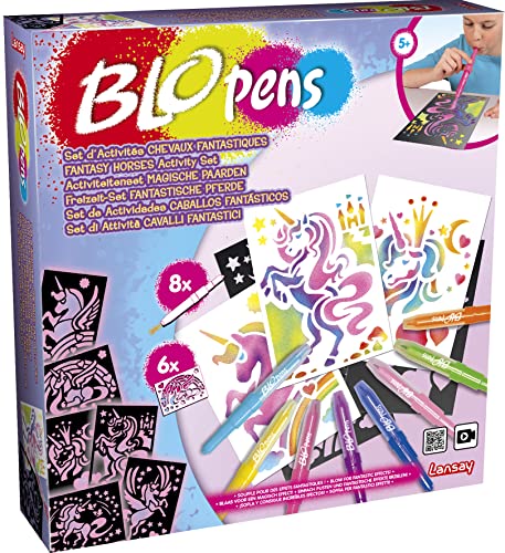 Blopens - Set d'Activités Chevaux bons - Dessins et Coloriages - Dès 5 ans - Lansay