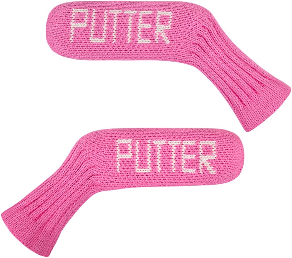 1 Piece in Pack Blade Putter Cover Knitted, Fits Golf Blade Putters Cute and Soft for Man and Woman,Colorful,Funny