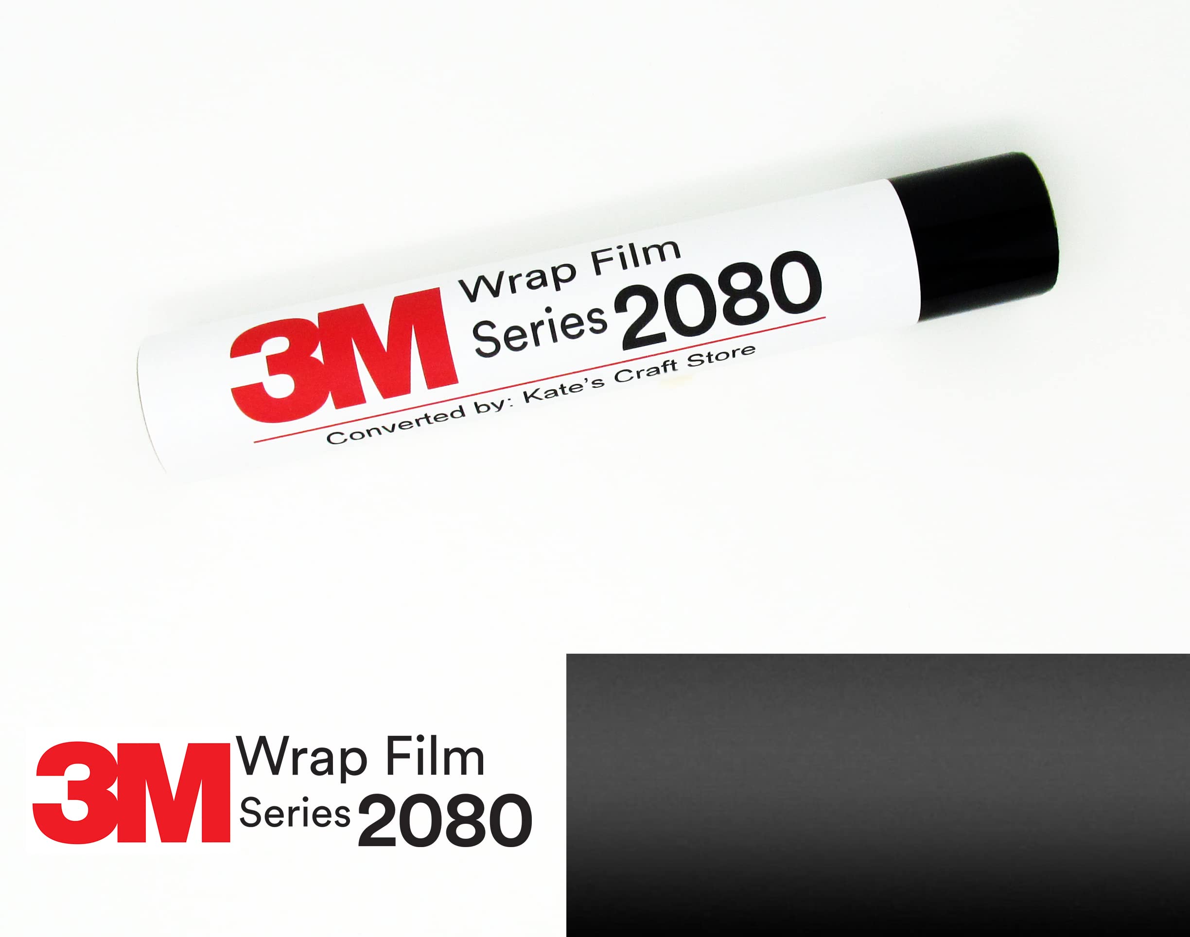 Kate’s Craft Store 2080 Wrap Kit Converted from 3M Series 2080 Wrap Film. 5ft x 1ft. Satin Black.